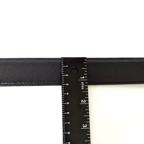 Brighton Black and Brown Reversible Belt with Silver Buckle Size M B40409 - Picture 10 of 10